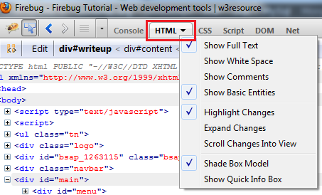 HTML-panel